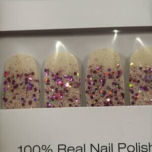 NWT Color Street "Cannes-Fetti" Glitter Nail Strips